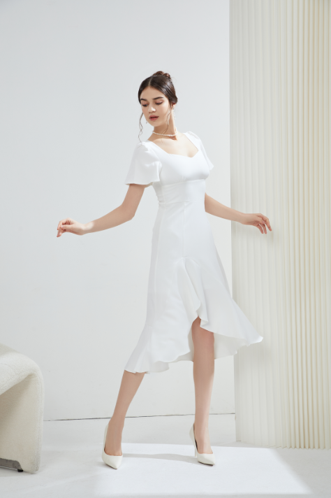 Angela Irregular Maxi Dress