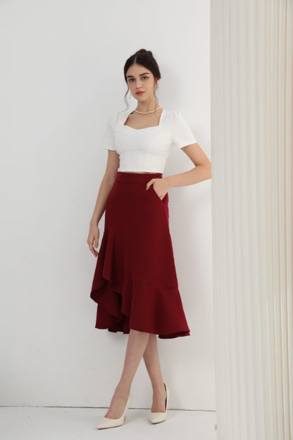 Angela Designer Flared Skirt