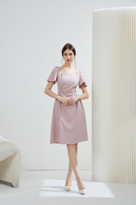 Angela Elegant Midi Dress