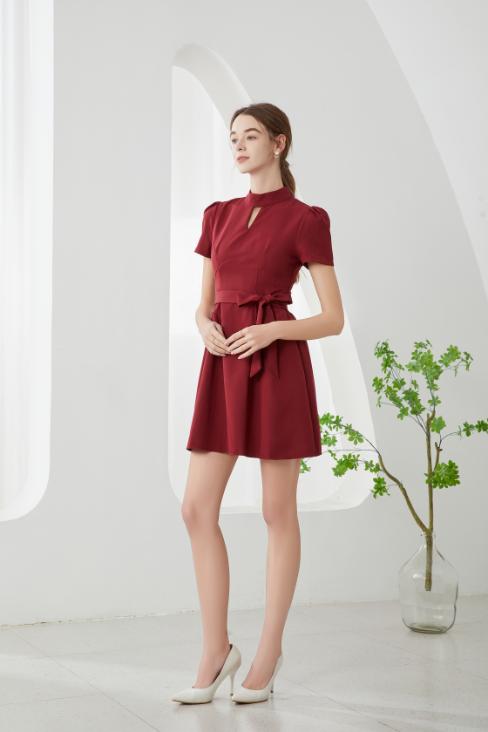 Liza Oriental Short Dress