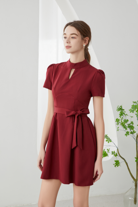 Liza Oriental Short Dress