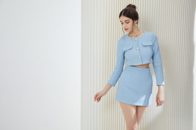 Angela Waffle Knit Skort