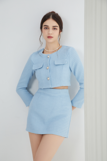 Angela Waffle Knit Skort