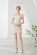 Liza Puff Sleeve Short Dress