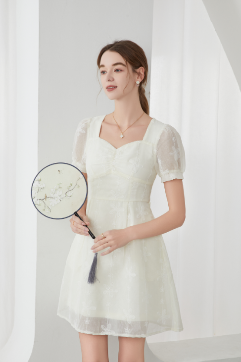 Liza Sweetheart Floral Short Dress