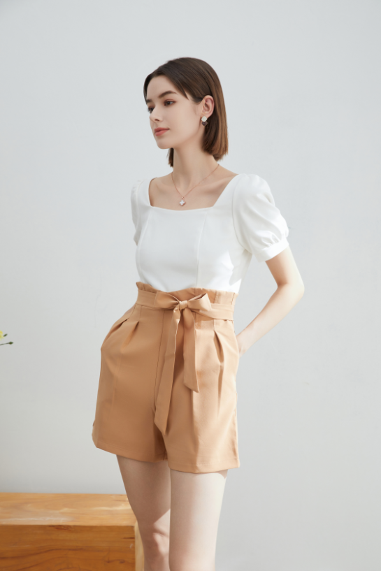 Emma Puff Sleeve Romper