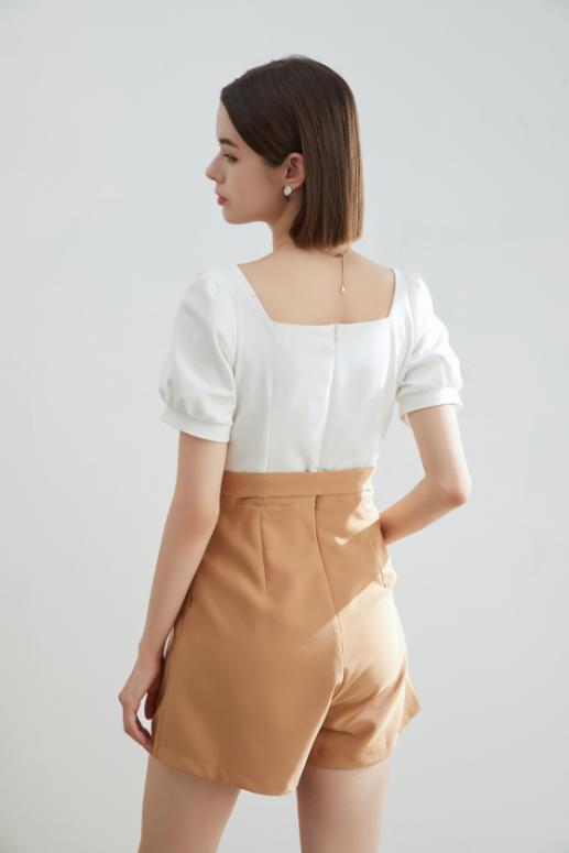 Emma Puff Sleeve Romper