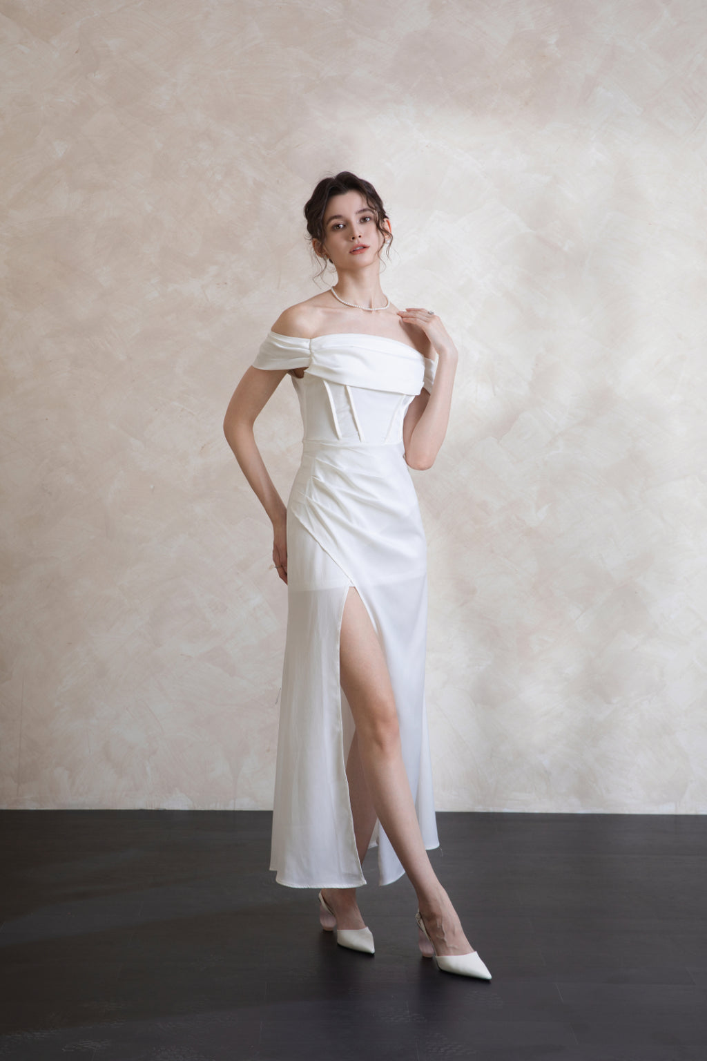 Elise French Lux Maxi Dress