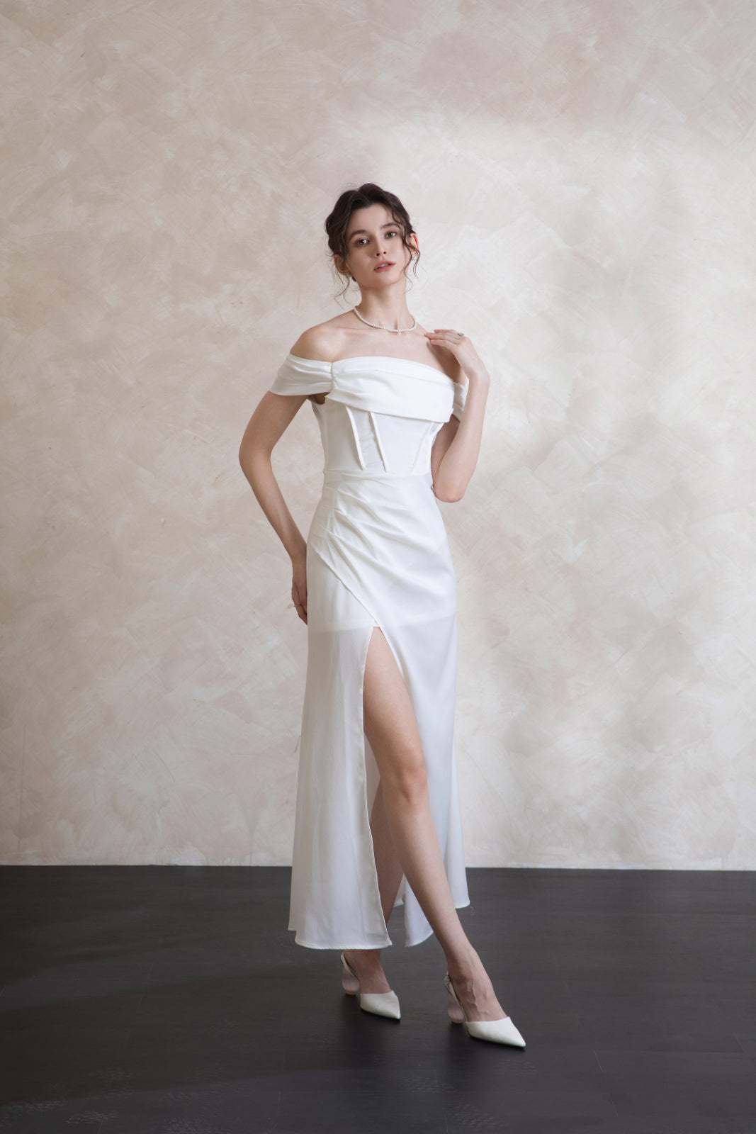 Elise French Lux maxi Dress
