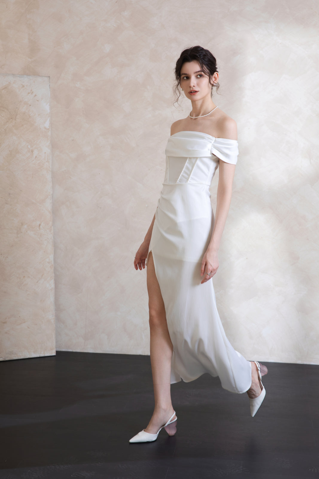 Elise French Lux Maxi Dress