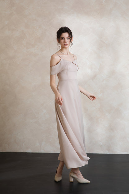 Elise Lux Off Shoulder Maxi Dress