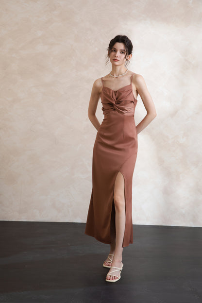 Elise Lux Stripe Maxi Dress