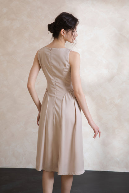 Elise Vintage Sleeveless Midi Dress