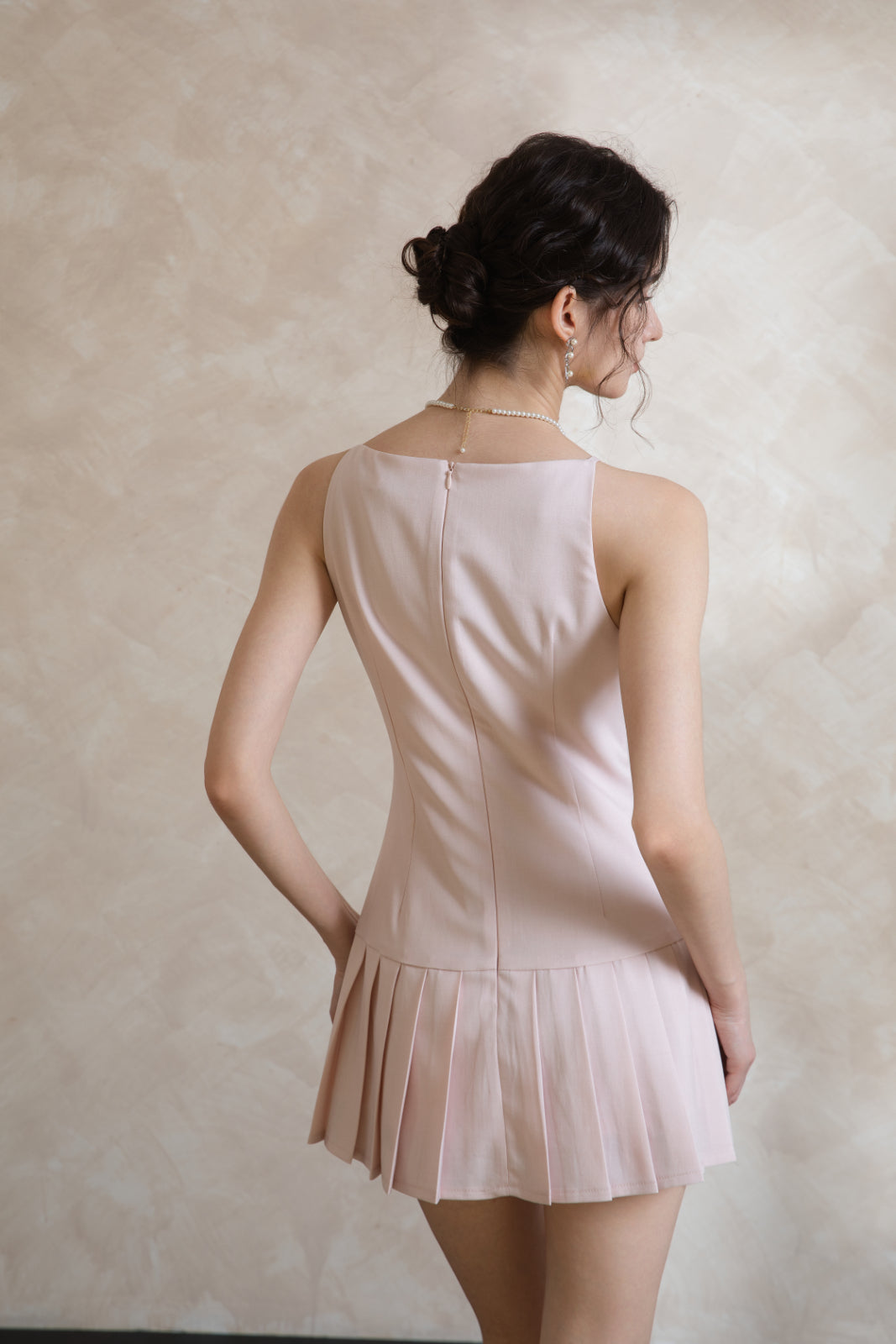 Elise Linen Short Dress