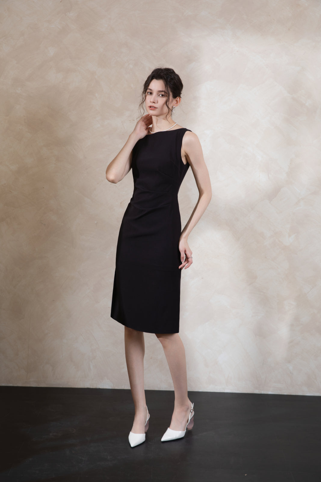 Elise Oriental Elegant Midi Dress