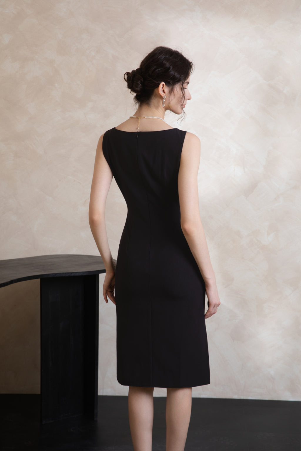 Elise Oriental Elegant Midi Dress