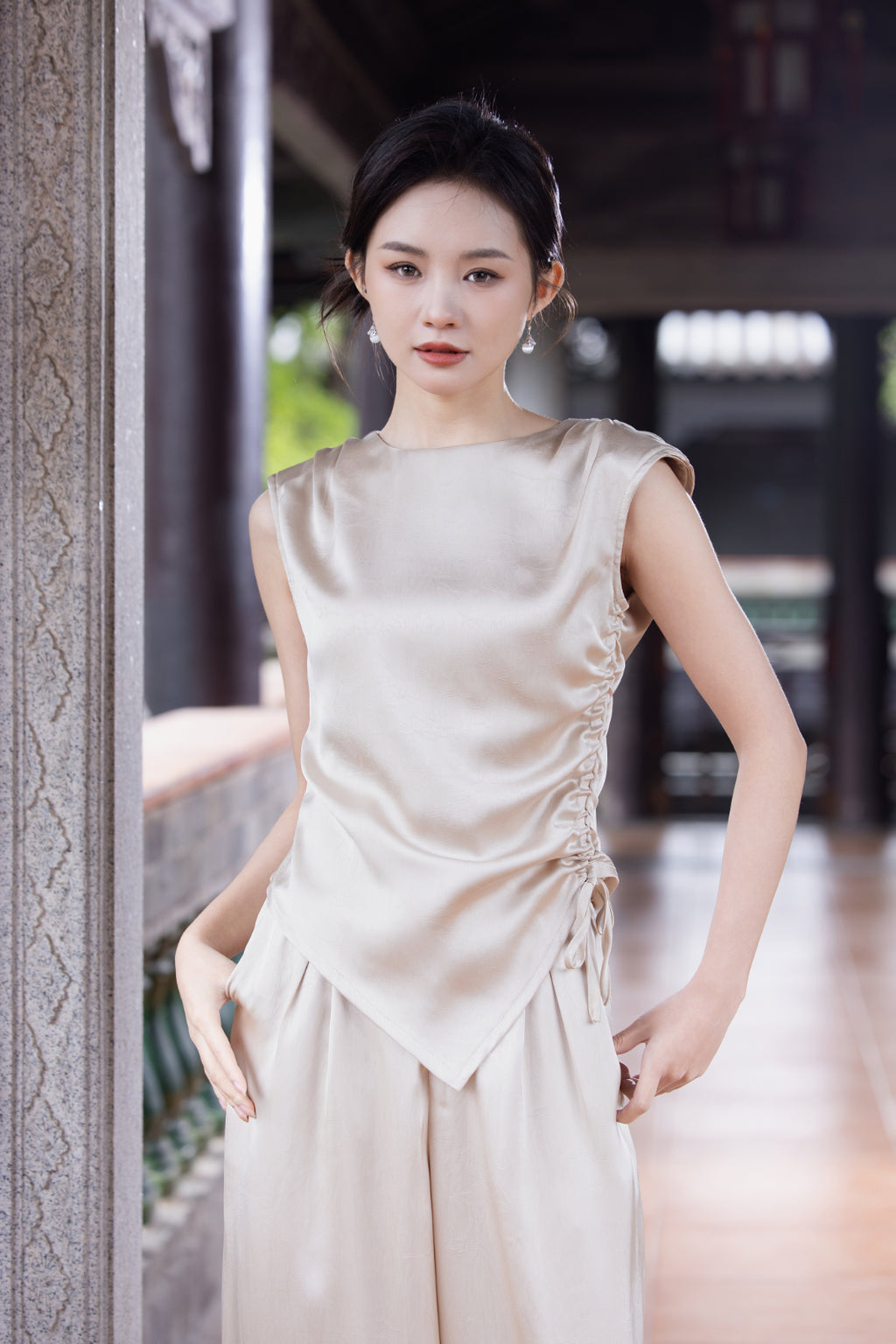 Jin Yuè Draped Elegance Set