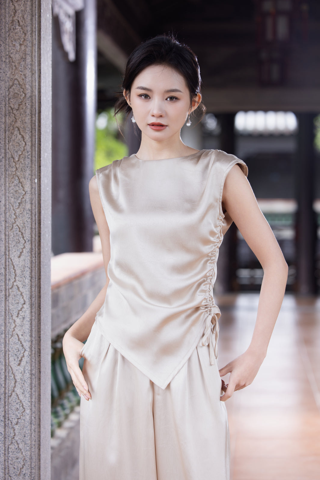 Jin Yuè Draped Elegance Set