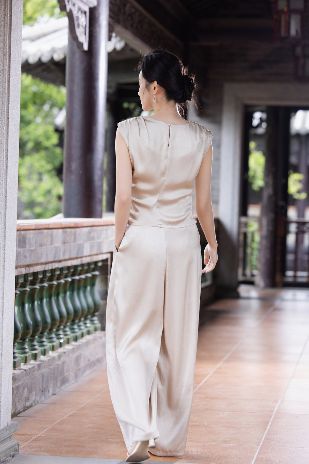 Jin Yuè Draped Elegance Set
