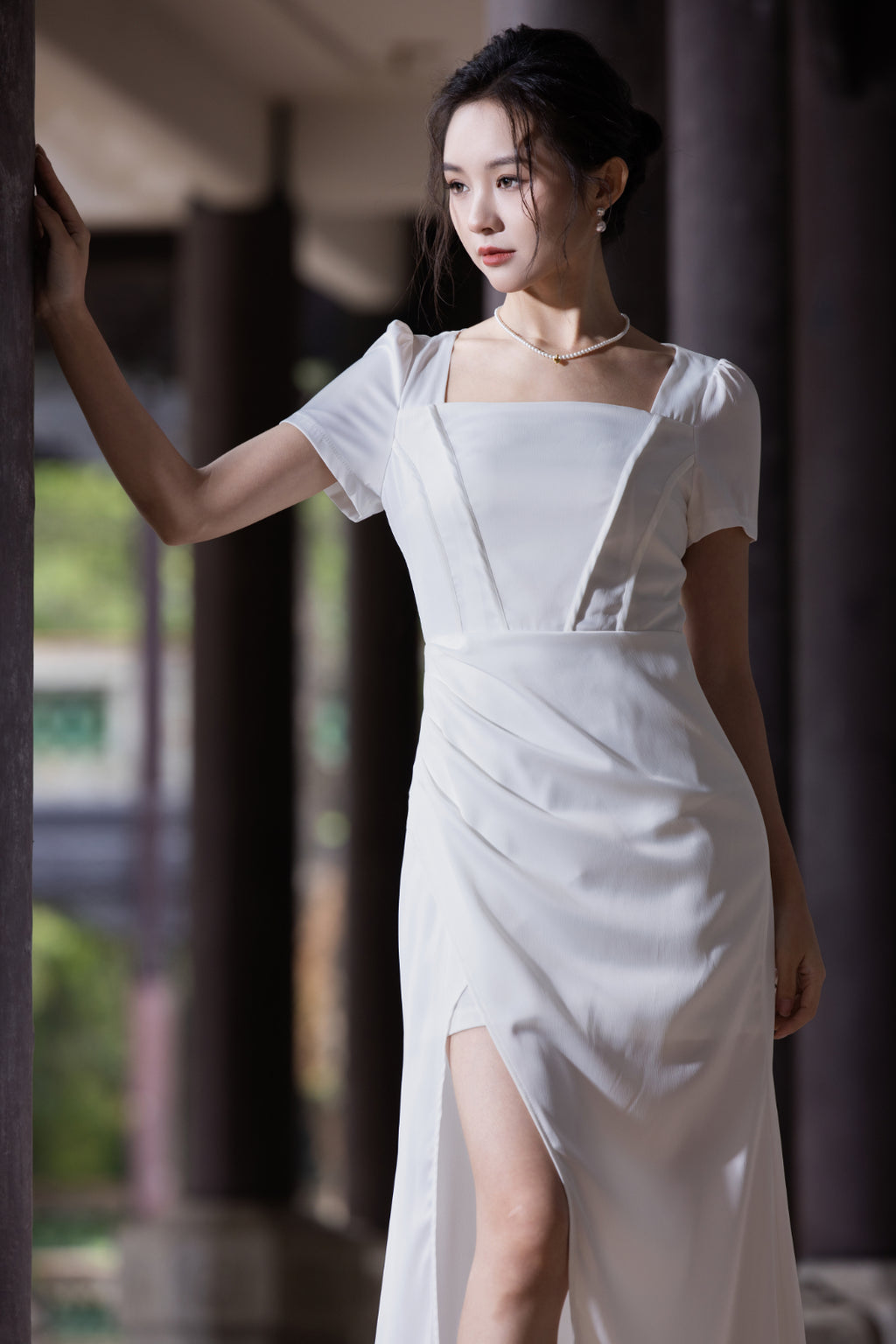 Jin Yuè Graceful Maxi Dress