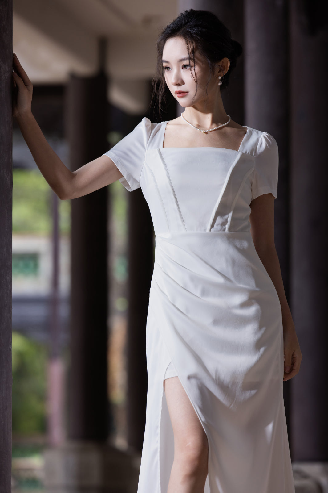 Jin Yuè Graceful Maxi Dress