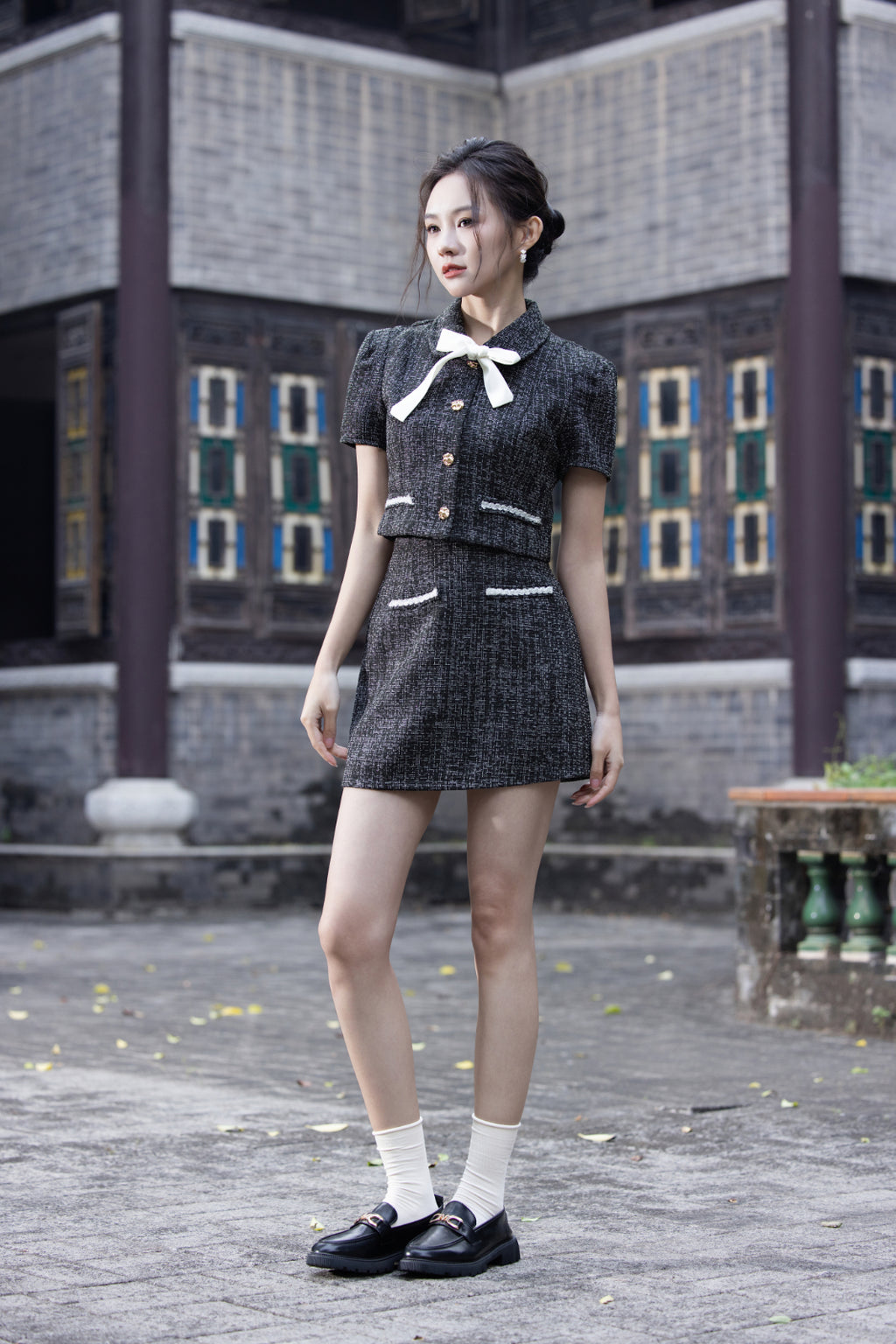 Jin Yuè Maison Bow Set Wear