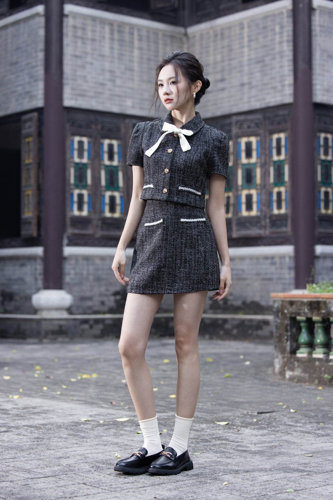 Jin Yuè Maison Bow Set Wear