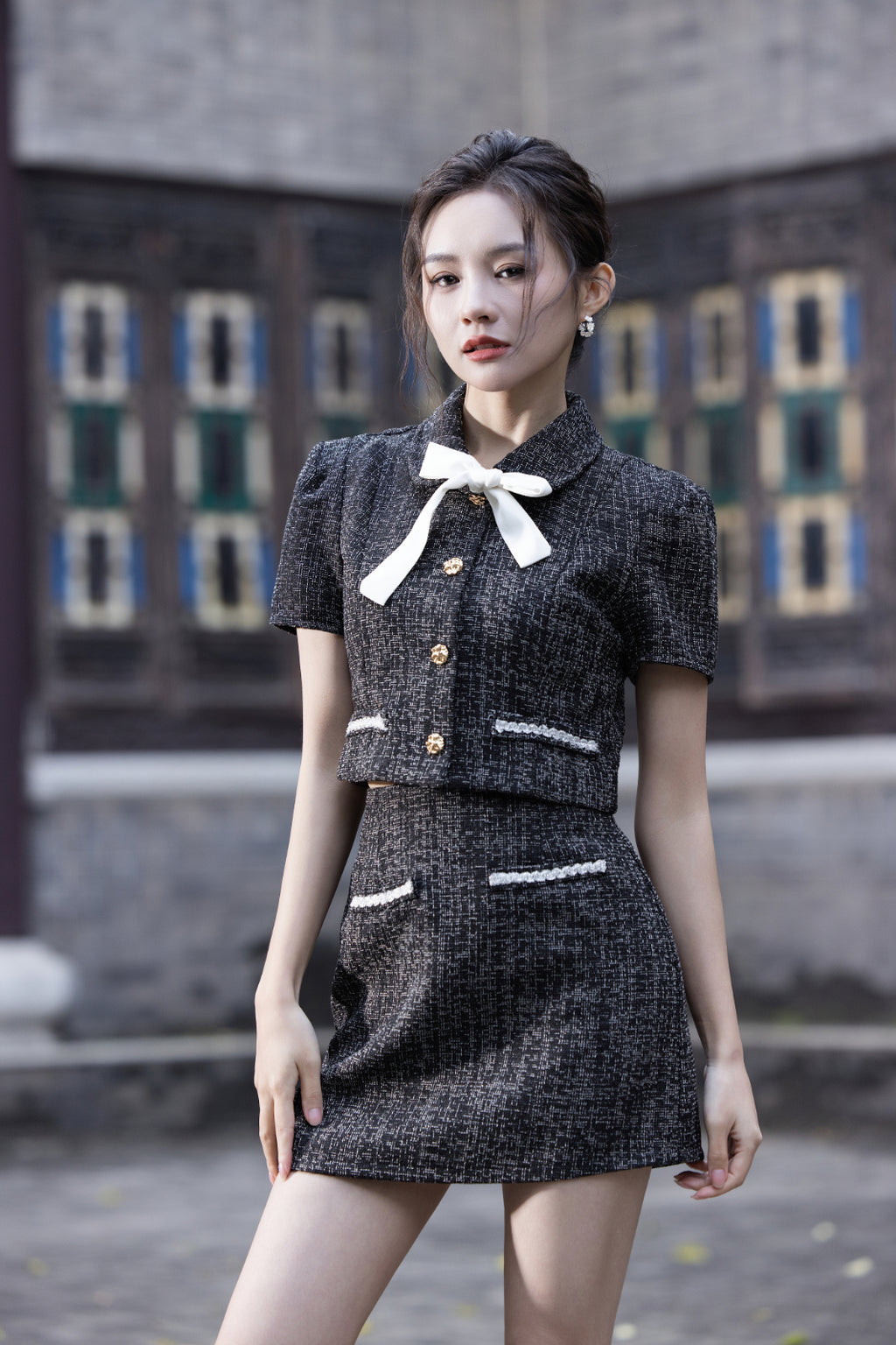 Jin Yuè Maison Bow Set Wear