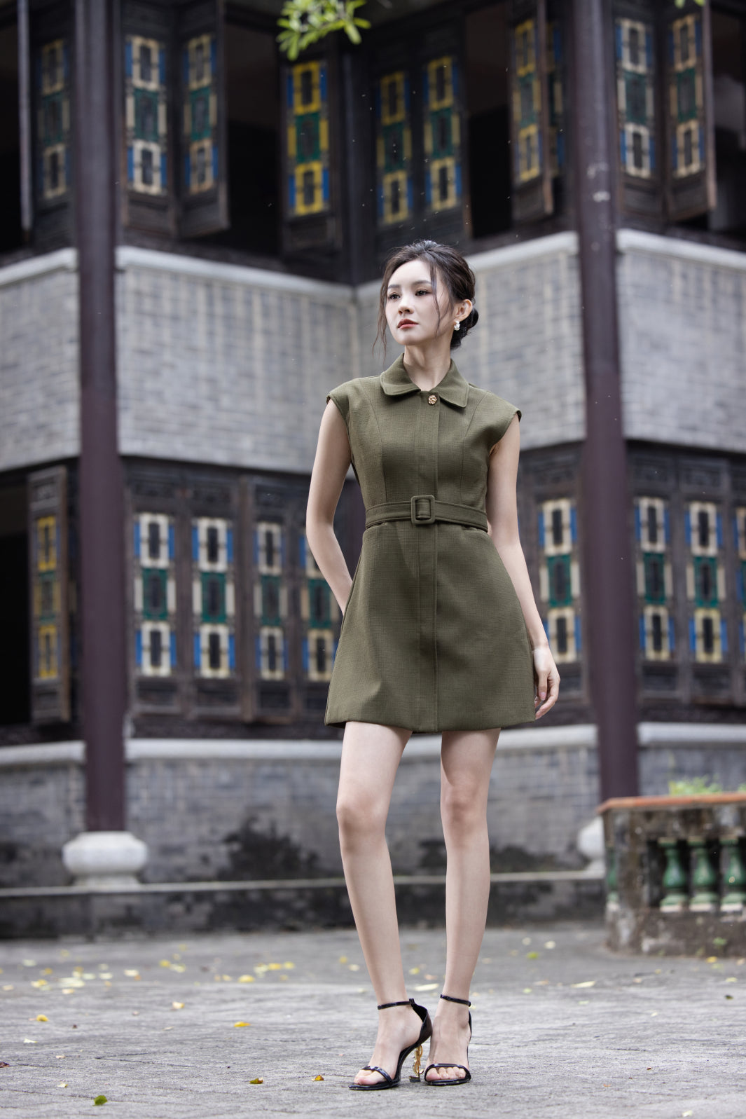 Jin Yuè Euro Short Dress