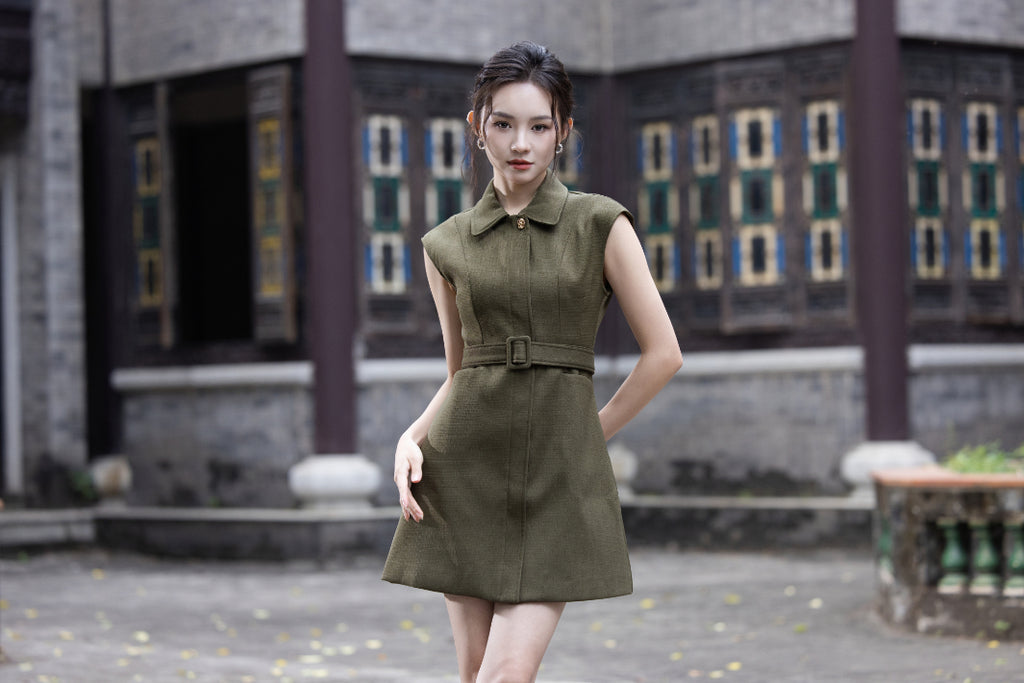 Jin Yuè Euro Short Dress