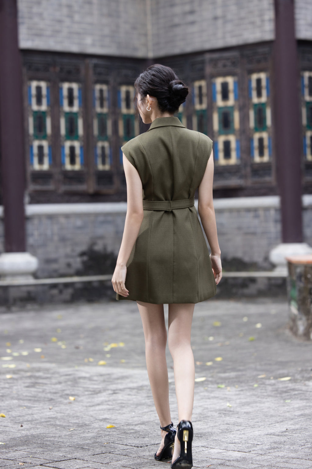 Jin Yuè Euro Short Dress