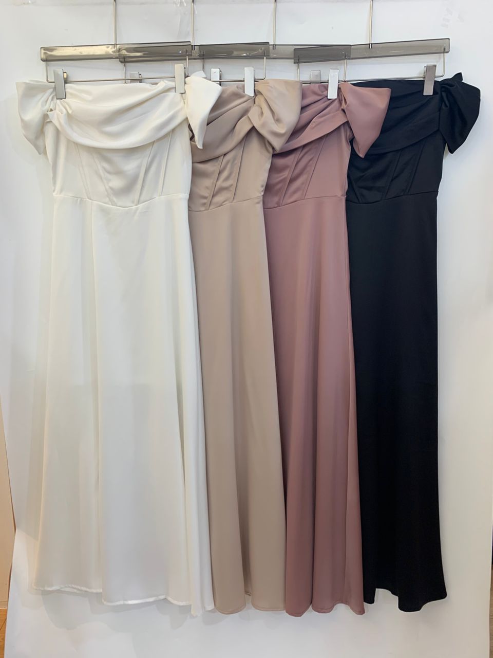 Nora Lux Off Shoulder Maxi Dress