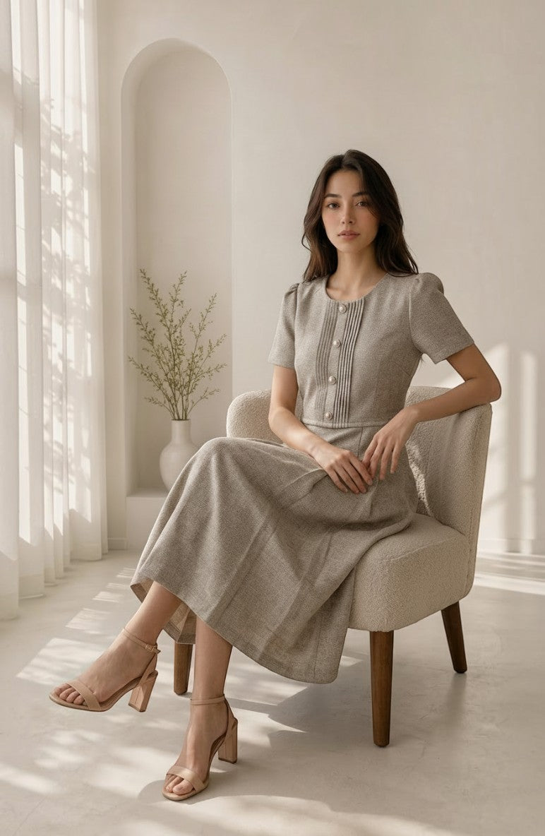 Estelle Chic Midi Dress