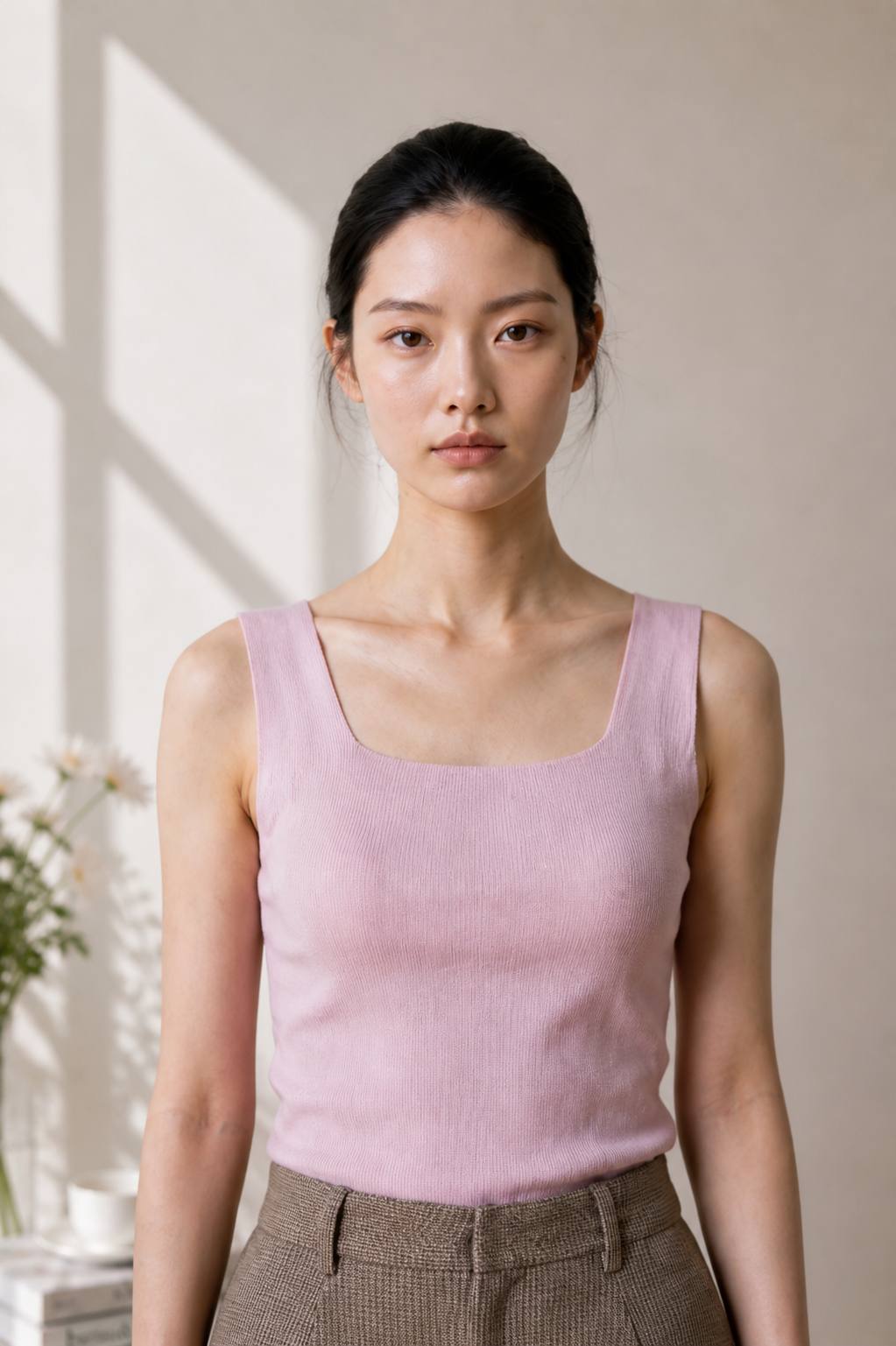 Hana Square Knit Top