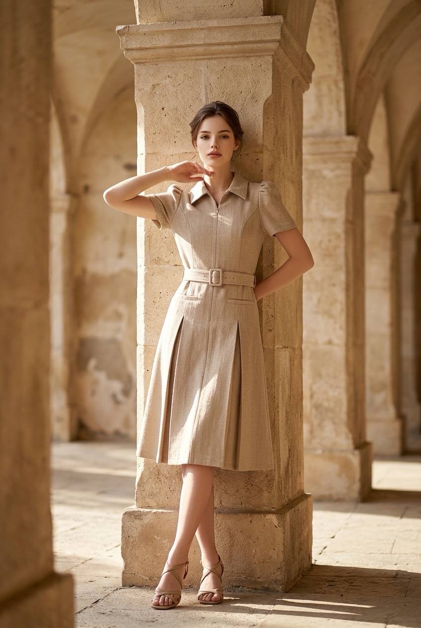 Camille Classic Midi Dress