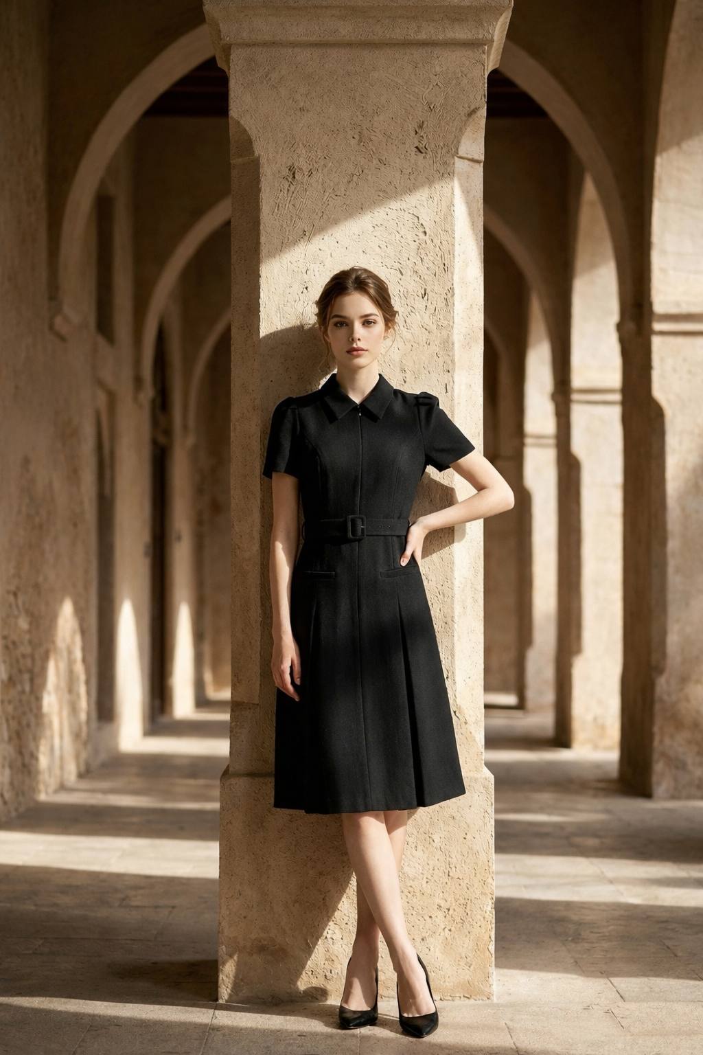 Camille Classic Midi Dress