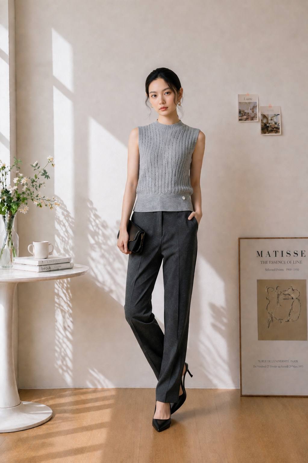 Hana Ribbed Knit Tank