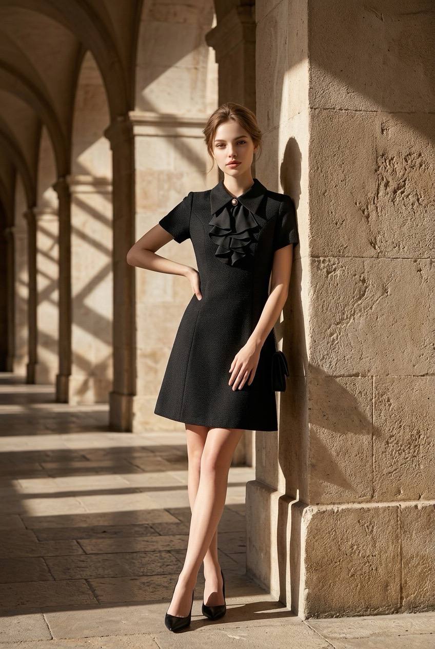 Camille Elegant Muse Short Dress