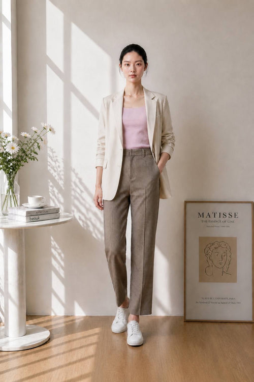 Hana Square Knit Top