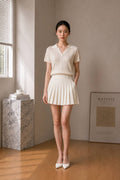 Hana Classic Collar Knit Top