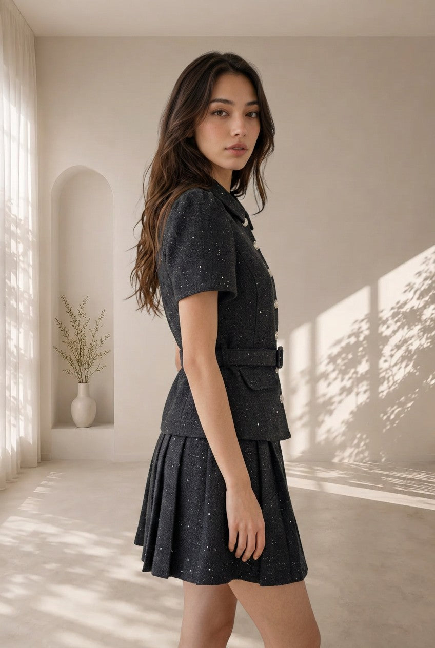 Estelle Grace Pleated Set