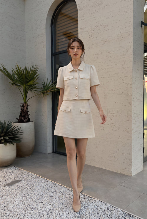 Mia Pearl Tweed Set Wear