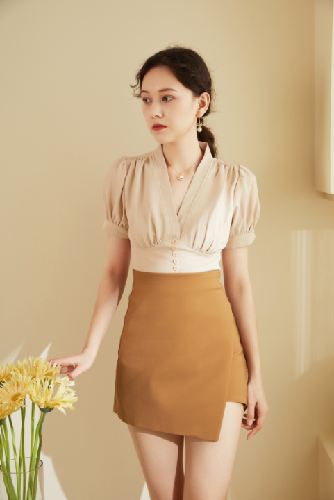 Vivi Asymmetric Skort