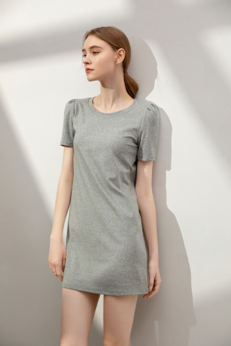 Natasha Puff Sleeve Tee Dress