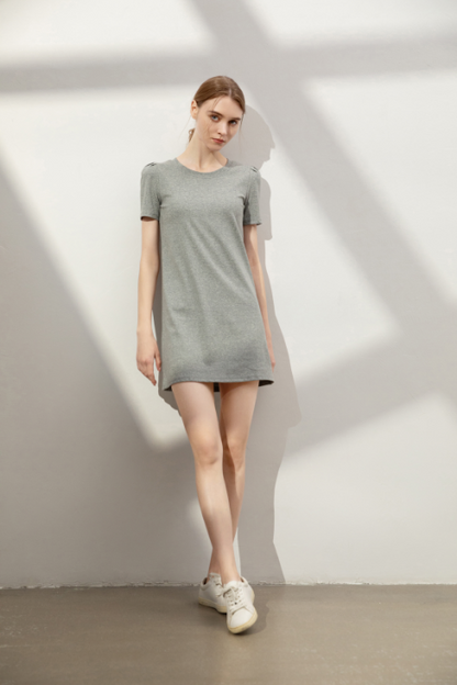 Natasha Puff Sleeve Tee Dress