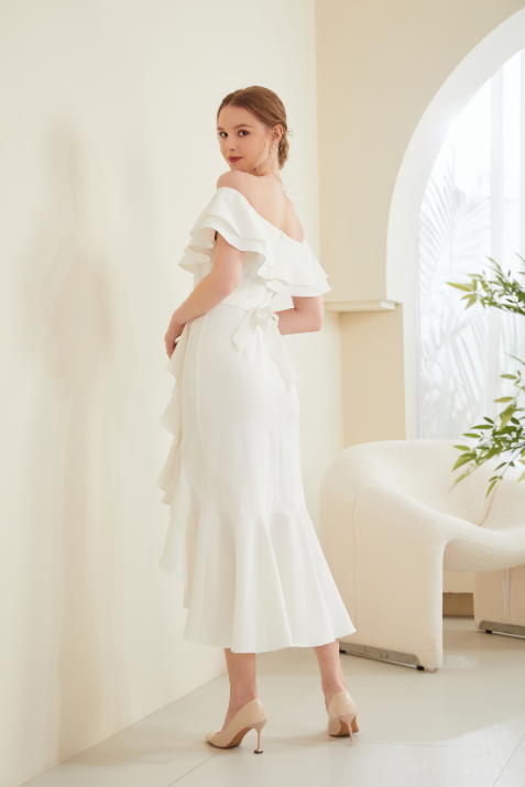 Alisa France Off Shoulder Dress