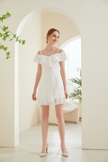 Alisa Eyelet Mini Dress