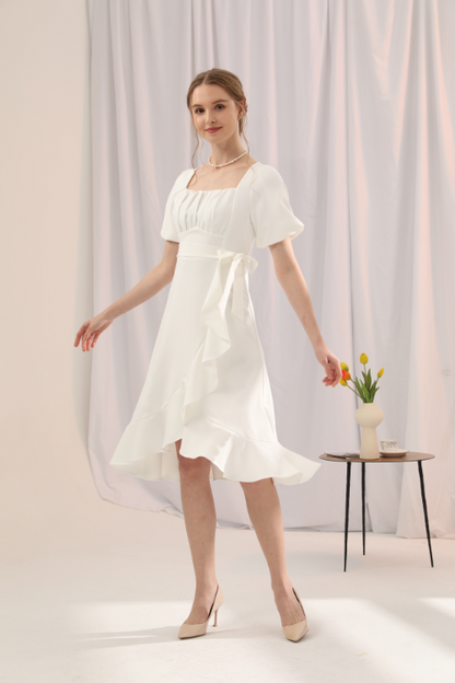 Alisa British Midi Dress