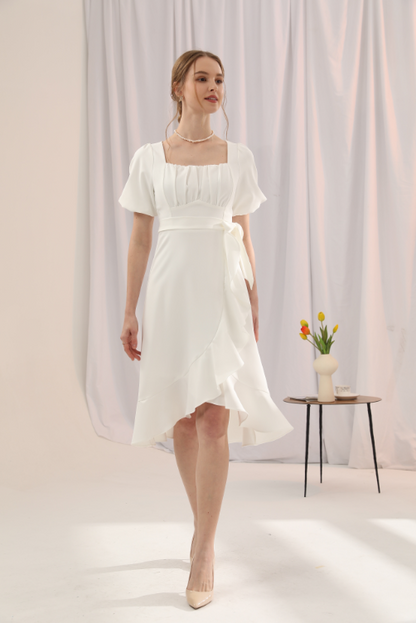 Alisa British Midi Dress