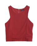 Cut-in Crop Tops 15043